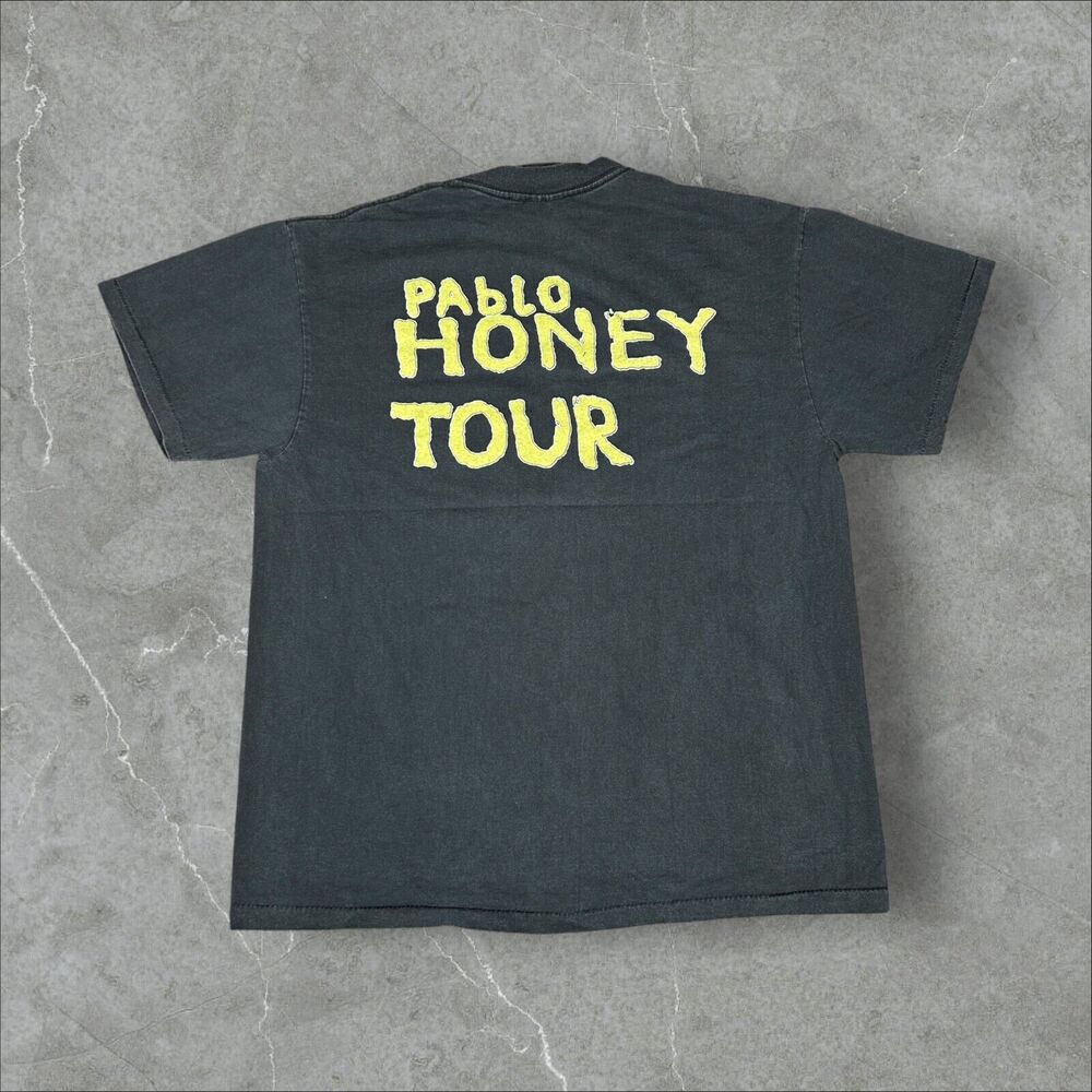 Vintage Radiohead Pablo Honey Tour Band Size Large Single Stitch Reprint T-Shirt - Picture 2 of 7